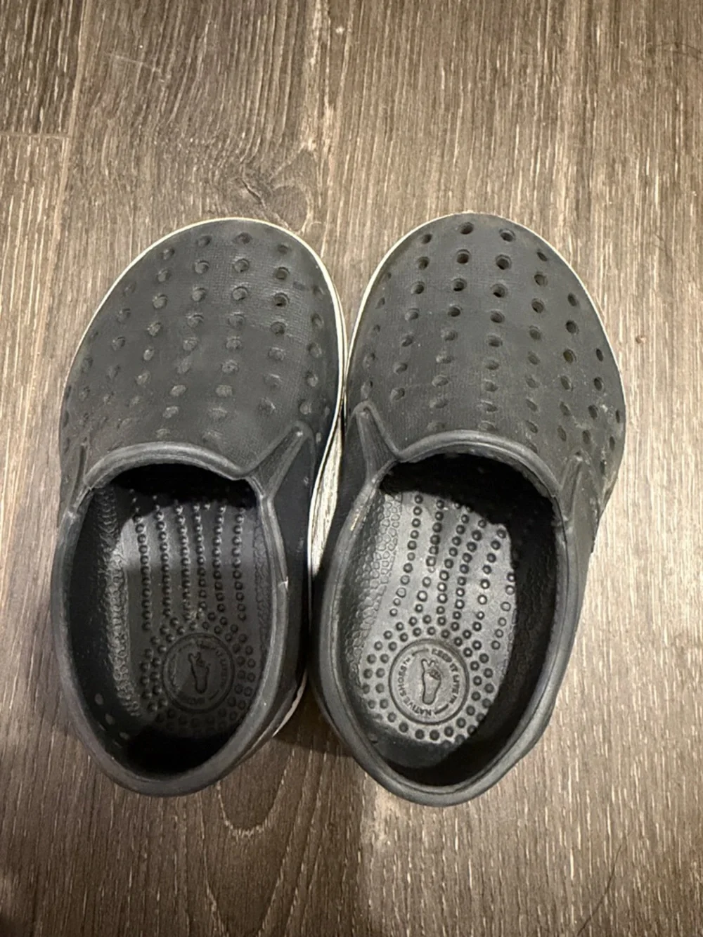 Native Kids Slip-On Water Shoes in Black